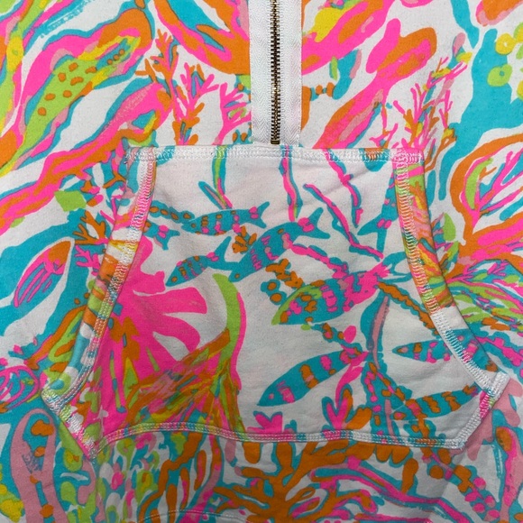 Lilly Pulitzer Skipper Popover in Holy Grail Scuba Cuba size XS - Picture 6 of 6